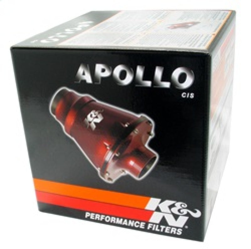 K&N Universal Apollo Black Cold Air Intake - 70mm OD FLG PP