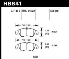 Load image into Gallery viewer, Hawk 10-14 Audi A5 HP+ Street Front Brake Pads