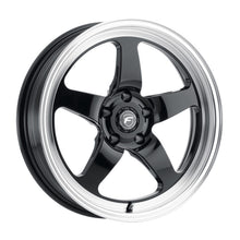 Load image into Gallery viewer, Forgestar D5 Drag 18x5.0 / 5x120 BP / ET-23 / 2.125in BS Gloss Black Wheel