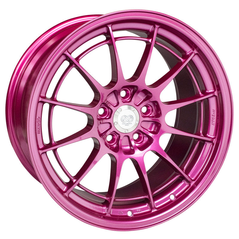 Enkei NT03+M 18x9.5 5x114.3 40mm Offset 72.6mm Bore Magenta Wheel (MOQ 40)