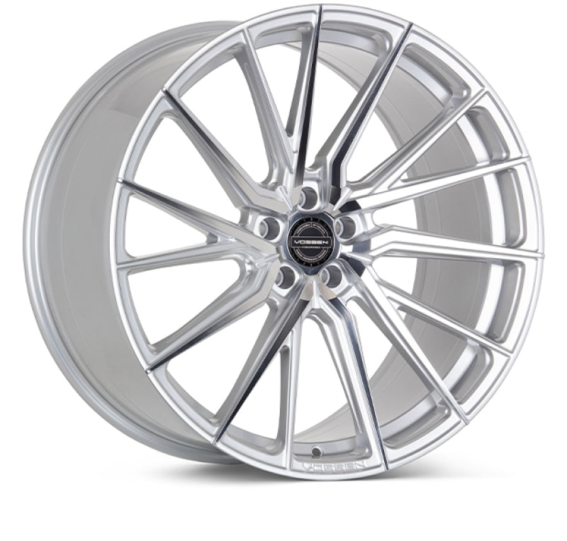 Vossen HF-4T 22x9 / 5x120 / ET30 / Flat Face / 72.56 - Silver Polished - Left Wheel