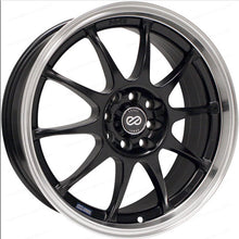 Load image into Gallery viewer, Enkei J10 17x7 4x100/108 42mm Offset 72.62mm Bore Dia Matte Black w/ Machined Lip Wheel