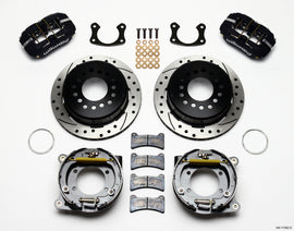 Wilwood Dynapro Low-Profile 11.00in P-Brake Kit Drilled New Big Ford 2.50in Off Staggered Mount