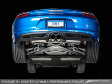 Load image into Gallery viewer, AWE Tuning Porsche 981 Performance Exhaust System - w/Diamond Black Tips