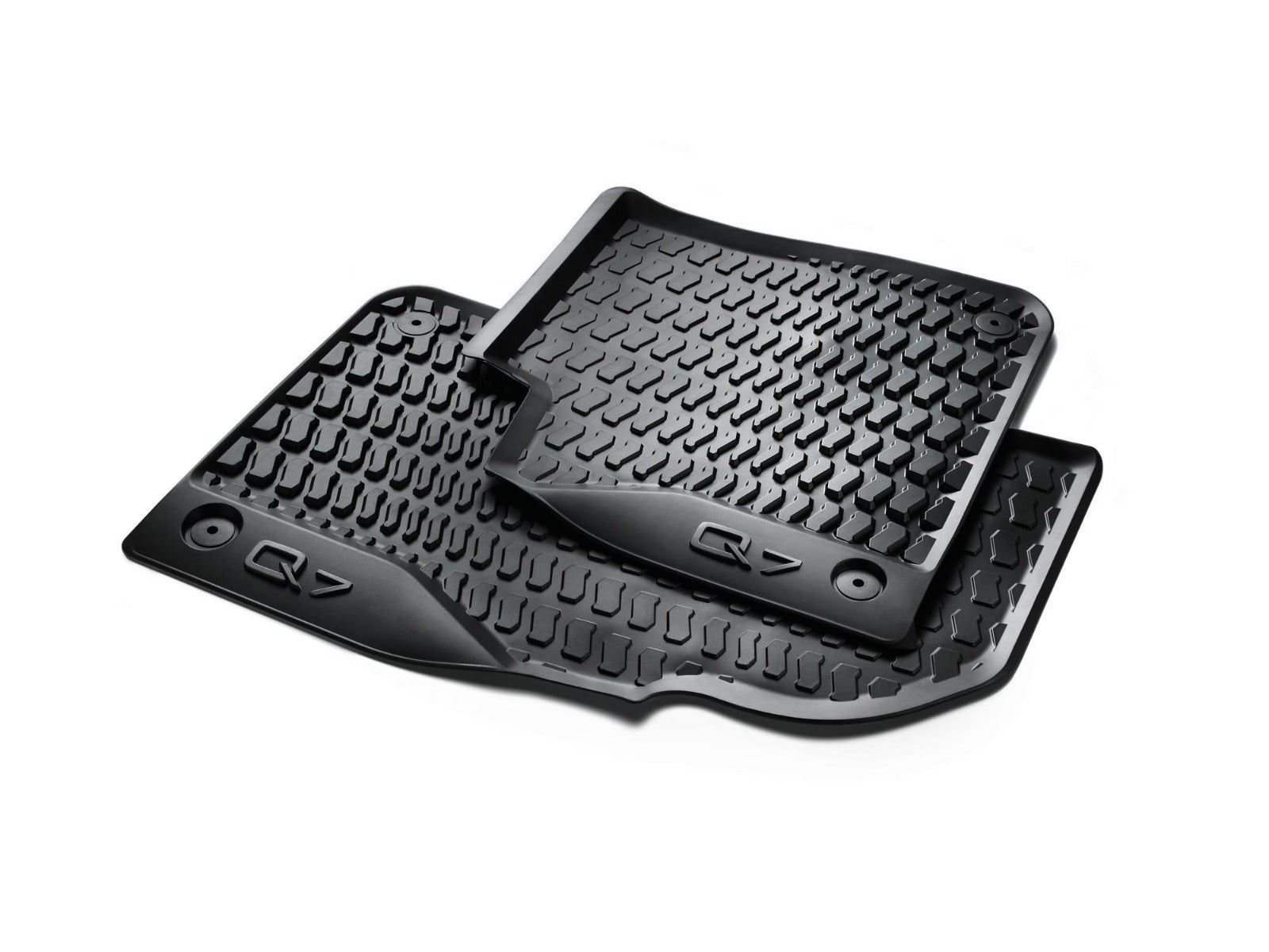 3D Molded All-Weather TPE Floor Mats For Audi A6/A7/RS7/S6/S7 (2012-2018) – 3-Piece Set, Black