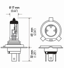 Load image into Gallery viewer, Hella Bulb H4 12V 60/55W P43T T4625 (2)