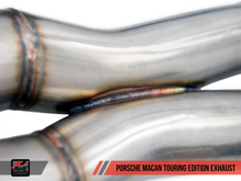 Load image into Gallery viewer, AWE Tuning Porsche Macan Touring Edition Exhaust System - Chrome Silver 102mm Tips