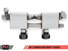 Load image into Gallery viewer, AWE Tuning Porsche 911 (991.2) Carrera / S SwitchPath Exhaust for PSE Cars - Diamond Black Tips