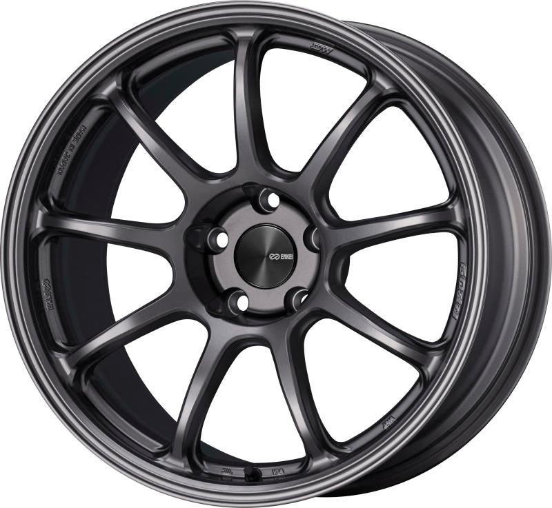 Enkei PF09 17x8 5x100 40mm Offset 75mm Bore Dark Silver Wheel