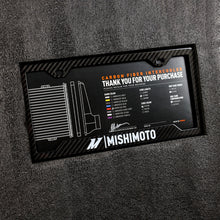 Load image into Gallery viewer, Mishimoto Universal Carbon Fiber Intercooler - Gloss Tanks - 450mm Silver Core - C-Flow - DG V-Band