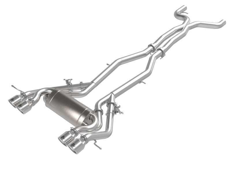 aFe MACHForce XP Exhausts Cat-Back SS 21 BMW M2 Competition L6-3.0L w/Polished Tips