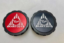 Load image into Gallery viewer, Kartboy Subaru Oil Cap V2 - Anodized Aluminum Center w/Laser Engraved Kartboy Nuke Logo