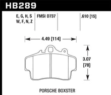 Load image into Gallery viewer, Hawk 97-08 Porsche Boxster HPS 5.0 Front Brake Pads