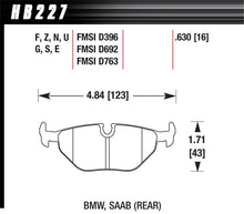 Load image into Gallery viewer, Hawk 95-99 BMW M3 E36 Performance Ceramic Street Rear Brake Pads