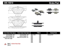 Load image into Gallery viewer, StopTech Performance 12 BMW X1 / 09-13 Z4 / 06 325 Series (Exc E90) Front Brake Pads