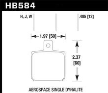 Load image into Gallery viewer, Hawk Aerospace Single Dynalite HPS 5.0 Street Brake Pads