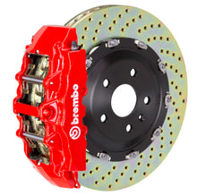 Load image into Gallery viewer, Brembo 04 F150 4WD Front GT BBK 6 Piston Cast 2pc 380x34 2pc Rotor Drilled-Red