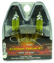 Load image into Gallery viewer, Hella Optilux H10 12V/42W XY Xenon Yellow Bulb