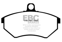 Load image into Gallery viewer, EBC 89-93 Volkswagen Corrado 1.8 Supercharged Ultimax2 Front Brake Pads