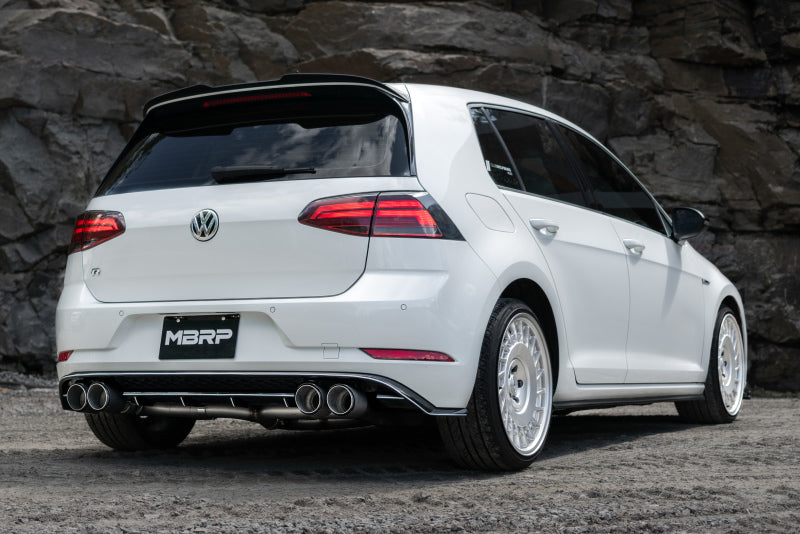 MBRP VW MK7/MK7.5 Golf R 3in T304 Cat Back Exhaust w/ Carbon Fiber Tips