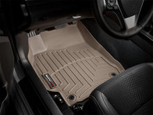 Load image into Gallery viewer, WeatherTech 2016+ BMW 7-Series Front FloorLiner - Tan (Vehicles w/ Rear Executive Lounge Seating)