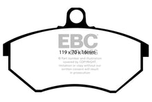 Load image into Gallery viewer, EBC 94 Volkswagen Cabriolet 1.8 Redstuff Front Brake Pads