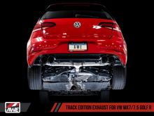 Load image into Gallery viewer, AWE Tuning 15-17 Volkswagen Golf R MK7 Track Edition Exhaust - Diamond Black Tips (102mm)