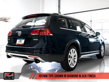 Load image into Gallery viewer, AWE Tuning VW MK7 Golf Alltrack/Sportwagen 4Motion Touring Edition Exhaust - Diamond Black Tips