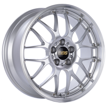 Load image into Gallery viewer, BBS RS-GT 18x9.5 5x130 ET48 CB71.6 Diamond Silver Center Diamond Cut Lip Wheel