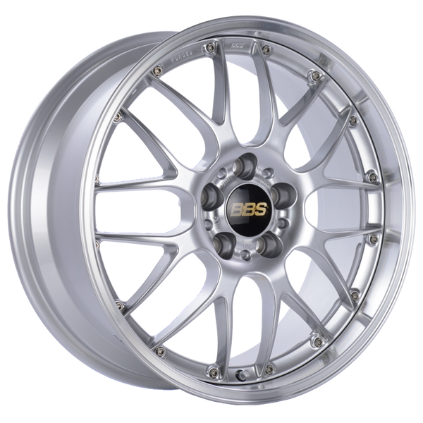 BBS RS-GT 20x8.5 5x114.3 ET43 Diamond Silver Center Diamond Cut