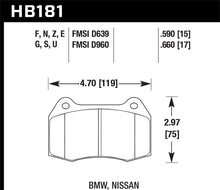 Load image into Gallery viewer, Hawk 02-04 Acura RSX / 94-97 BMW 840CI/850CI / 92-02 Nissan Skyline Blue 9012 Front Race Brake Pads