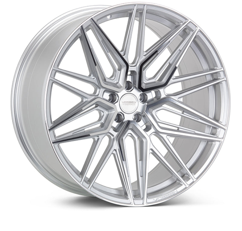 Vossen HF-7 21x9 / 5x112 / ET25 / Flat Face / 66.5 - Silver Polished Wheel