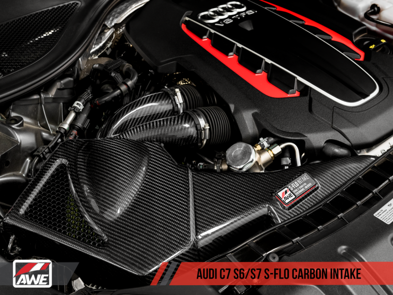 AWE Tuning Audi C7 S6 / S7 4.0T S-FLO Carbon Intake V2