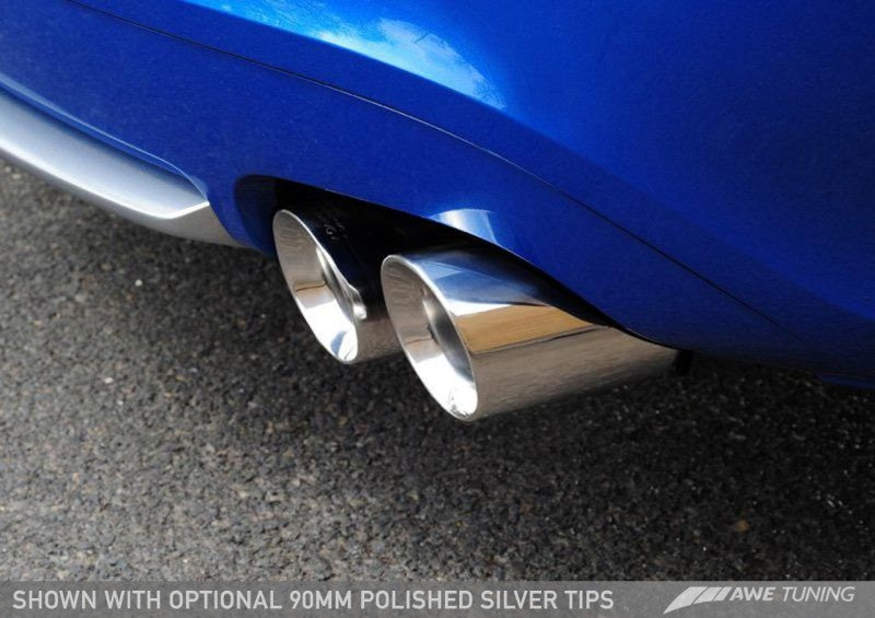 AWE Tuning Audi B8.5 S5 3.0T Track Edition Exhaust - Chrome Silver Tips (102mm)