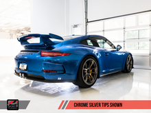 Load image into Gallery viewer, AWE Tuning Porsche 991 GT3 / RS SwitchPath Exhaust - Chrome Silver Tips