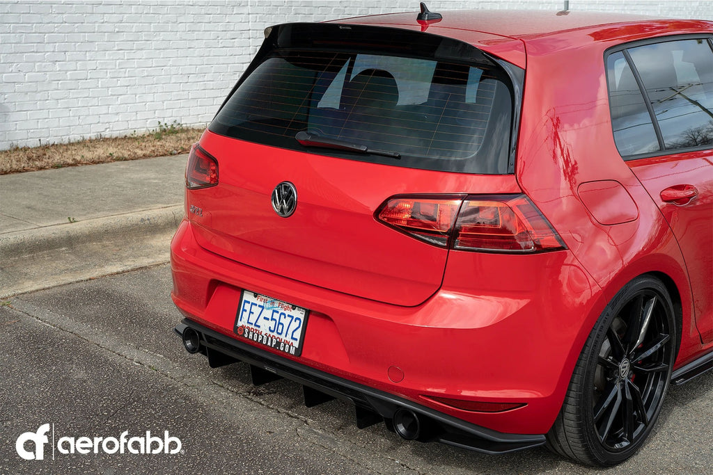 aerofabb VW Mk7 GTI V2 Rear Diffuser Kit