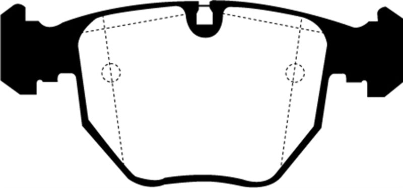 EBC 00-04 BMW M5 5.0 (E39) Yellowstuff Front Brake Pads