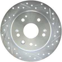 Load image into Gallery viewer, StopTech Select Sport 04-08 Acura TL Drilled &amp; Slotted Rear Driver Side Sport Brake Rotor