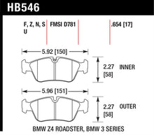 Load image into Gallery viewer, Hawk 08 BMW Z4 3.0L HPS 5.0 Front Brake Pads