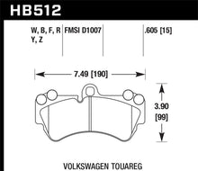 Load image into Gallery viewer, Hawk 08 Porsche Cayenne GTS/Turbo / 03-09 Cayenne / 04-05 VW Touareg DTC-30 Race Front Brake Pads