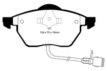 Load image into Gallery viewer, EBC 91-94 Audi 100 Quattro 2.8 (ATE) Yellowstuff Front Brake Pads