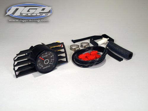 New South Performance - Mk6 Golf R Turbo VentPod w/ White LED Boost Gauge With Blue Needles