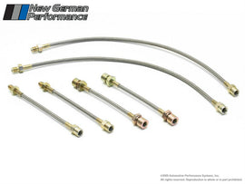 Neuspeed Sport Brake Lines - Corrado VR6 , Mk3 Early VR6 , Mk3 4 Cyl with Rear Disc Brakes