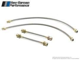 Neuspeed Sport Brake Lines - Mk3 - Golf / Jetta / Cabrio with Rear Drum Brakes