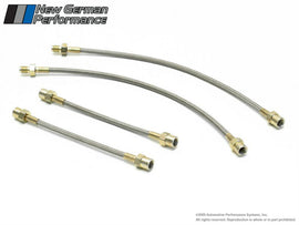 Neuspeed Sport Brake Lines - Mk1 , Mk2 With Rear Drum Brakes
