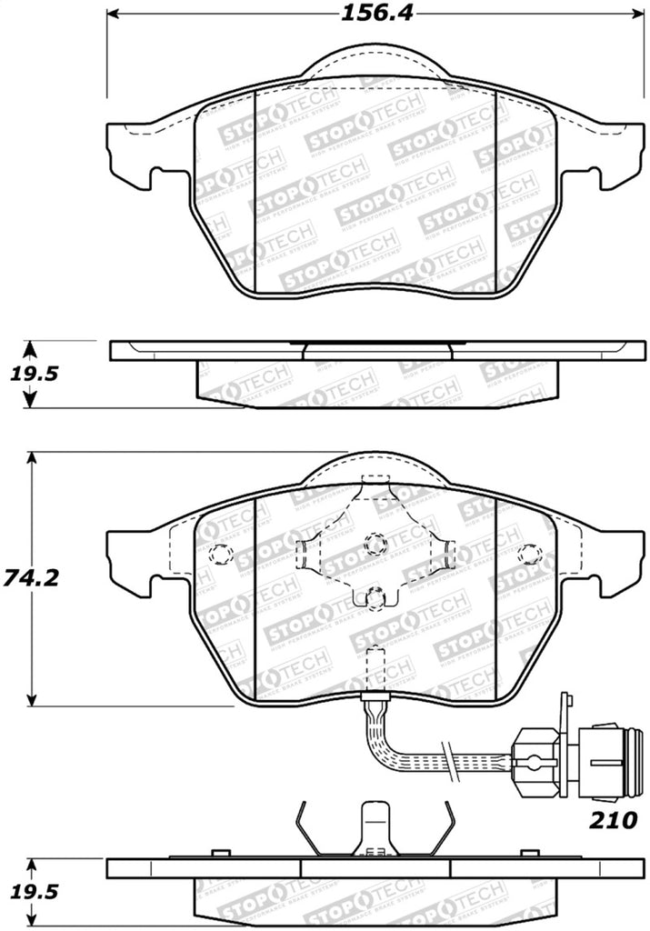 StopTech Street Brake Pads - Front