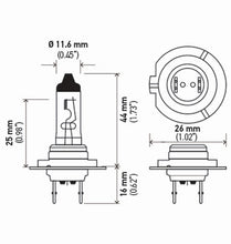 Load image into Gallery viewer, Hella Bulb H7 12V 55W Px26D T4625 +50 (2)