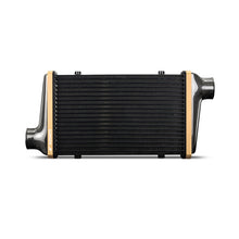 Load image into Gallery viewer, Mishimoto Universal Carbon Fiber Intercooler - Gloss Tanks - 525mm Black Core - C-Flow - R V-Band