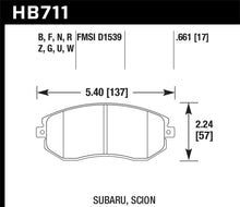 Load image into Gallery viewer, Hawk 13-16 Scion FR-S 2.0L Base OE Incl. Clips Shims Front ER-1 Brake Pads