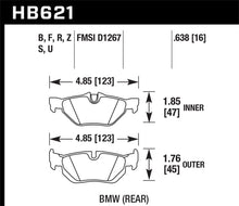 Load image into Gallery viewer, Hawk 08-11 BMW 128i / 10 BMW 323i / 07-11 BMW 328i / 07-11 BMW 328XI Performance Ceramic Street Rear